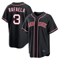 BIPIHUC B.Red Sox #3 Ceddanne Rafaela Player Black Out Home Game Stitched Jerseys