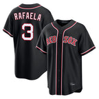 BIPIHUC B.Red Sox #3 Ceddanne Rafaela Player Black Out Home Game Stitched Jerseys