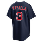 BIPIHUC B.Red Sox #3 Ceddanne Rafaela Player Navy Home Game Stitched Jerseys