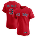 BIPIHUC B.Red Sox #3 Ceddanne Rafaela Player Red Limited Elite Home Game Stitched Jersey