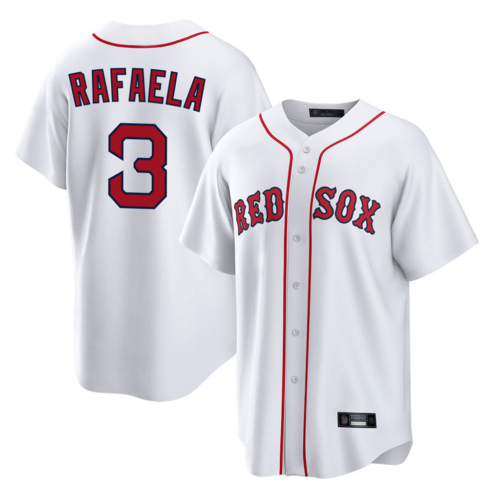 BIPIHUC B.Red Sox #3 Ceddanne Rafaela Player White Home Game Stitched Jersey