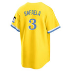 BIPIHUC B.Red Sox #3 Ceddanne Rafaela Player Yellow Home Game Stitched Jerseys
