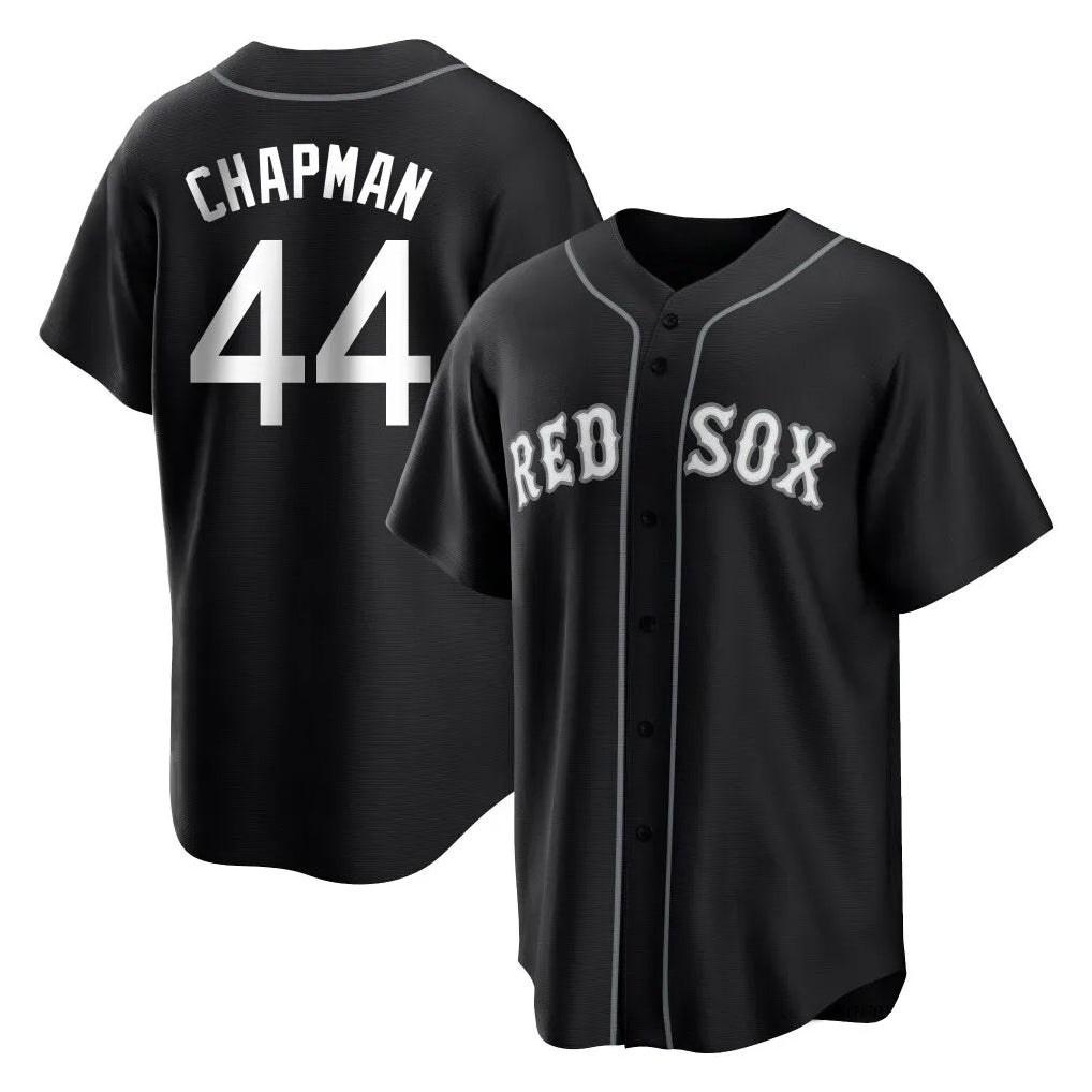 BIPIHUC B.Red Sox #44 Aroldis Chapman Player Black Home Game Stitched Jerseys