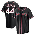 BIPIHUC B.Red Sox #44 Aroldis Chapman Player Black Out Home Game Stitched Jerseys