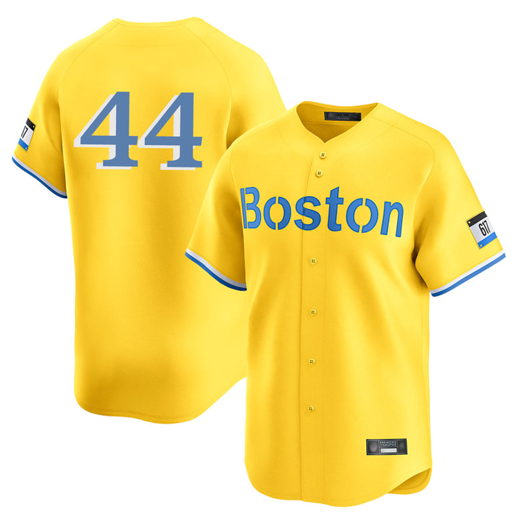 BIPIHUC B.Red Sox #44 Aroldis Chapman Player Yellow Limited Home Game Stitched Jerseys