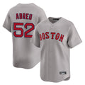BIPIHUC B.Red Sox #52 Wilyer Abreu Player Gray Road Limited Home Game Stitched Jerseys
