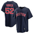 BIPIHUC B.Red Sox #52 Wilyer Abreu Player Navy Home Game Stitched Jerseys