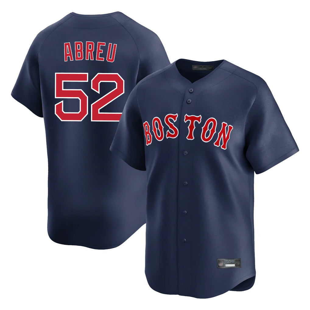 BIPIHUC B.Red Sox #52 Wilyer Abreu Player Navy Limited Home Game Stitched Jerseys