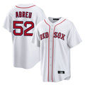 BIPIHUC B.Red Sox #52 Wilyer Abreu Player White Home Game Stitched Jerseys