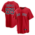 BIPIHUC B.Red Sox #55 Ranger Su¡§¡érez Player Red Home Game Stitched Jerseys