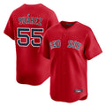 BIPIHUC B.Red Sox #55 Ranger Su¡§¡érez Player Red Limited Home Game Stitched Jerseys