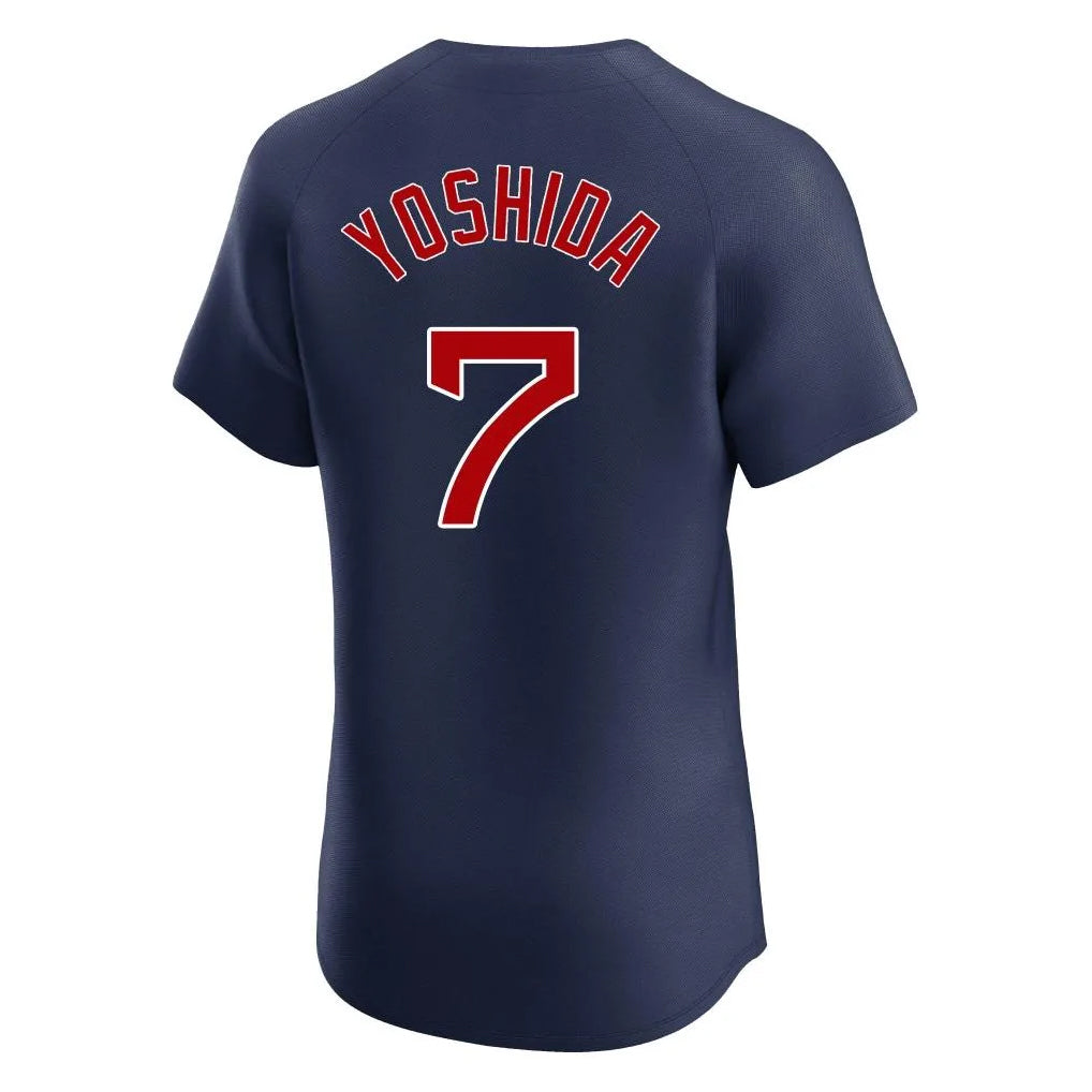 BIPIHUC B.Red Sox #7 Masataka Yoshida Player Navy Limited Elite Home Game Stitched Jerseys