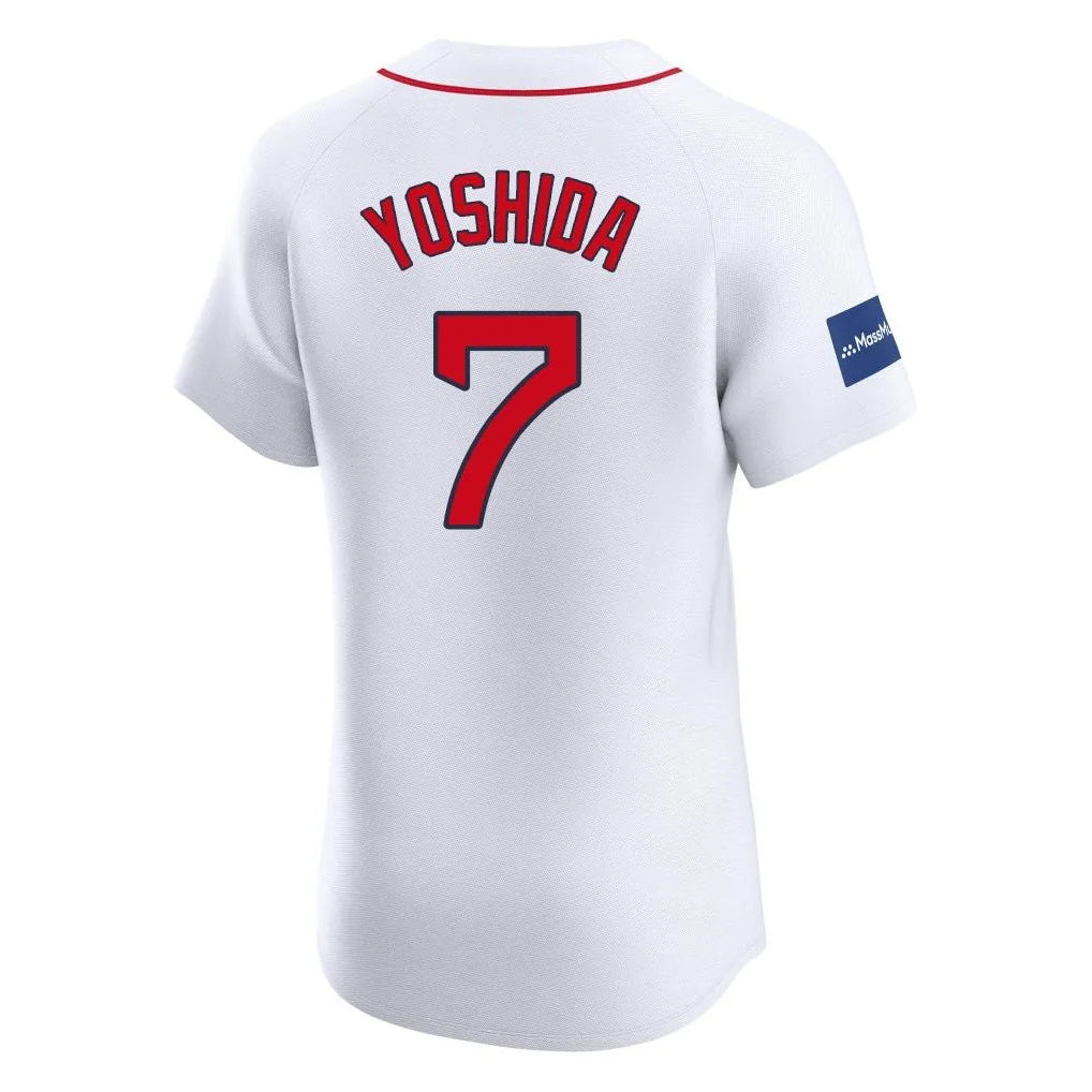 BIPIHUC B.Red Sox #7 Masataka Yoshida Player White Limited Elite Home Game Stitched Jerseys