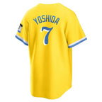 BIPIHUC B.Red Sox #7 Masataka Yoshida Player Yellow Home Game Stitched Jerseys