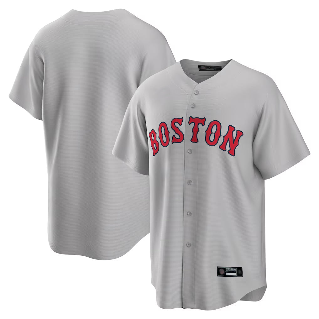 BIPIHUC B.Red Sox Blank Player Gray Road Home Game Stitched Jerseys