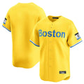 BIPIHUC B.Red Sox Blank Player Yellow Limited Home Game Stitched Jerseys
