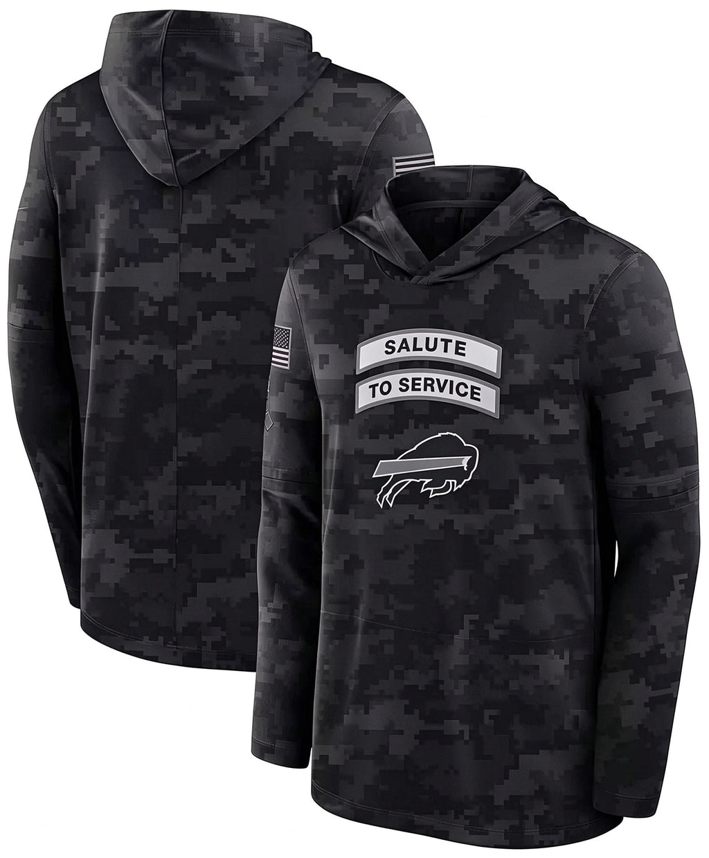 B.Bills 2026 Salute To Service Club Pullover Hoodie Cheap sale Birthday and Christmas gifts Stitched American Jersey BIPIHUC
