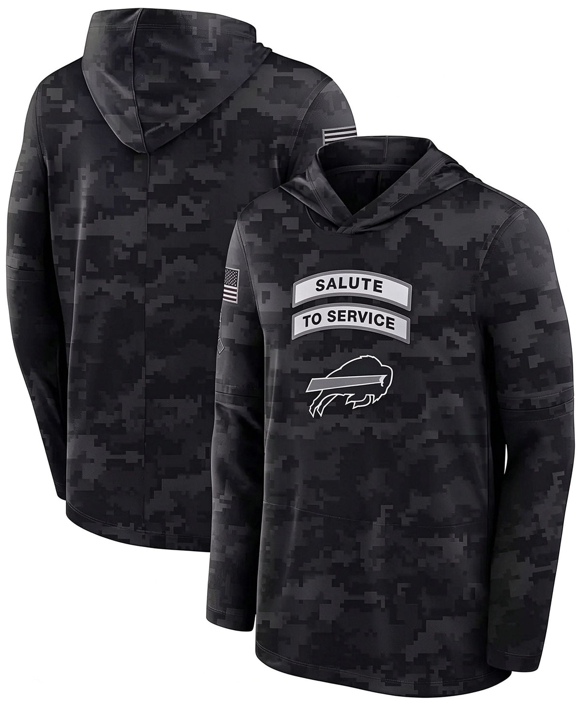 B.Bills 2026 Salute To Service Club Pullover Hoodie Cheap sale Birthday and Christmas gifts Stitched American Jersey BIPIHUC