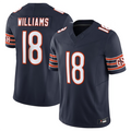 BIPIHUC C.Bears #18 Caleb Williams Navy Vapor F.U.S.E. Limited Jersey Player Stitched Jerseys