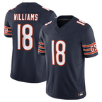 BIPIHUC C.Bears #18 Caleb Williams Navy Vapor F.U.S.E. Limited Jersey Player Stitched Jerseys