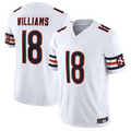 BIPIHUC C.Bears #18 Caleb Williams White Vapor F.U.S.E. Limited Jersey Player Stitched Jerseys