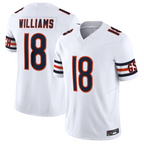 BIPIHUC C.Bears #18 Caleb Williams White Vapor F.U.S.E. Limited Jersey Player Stitched Jerseys