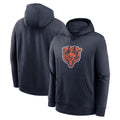 BIPIHUC C.Bears Navy Salute to Service Pullover Hoodies Limited Blank Player Stitched Jerseys