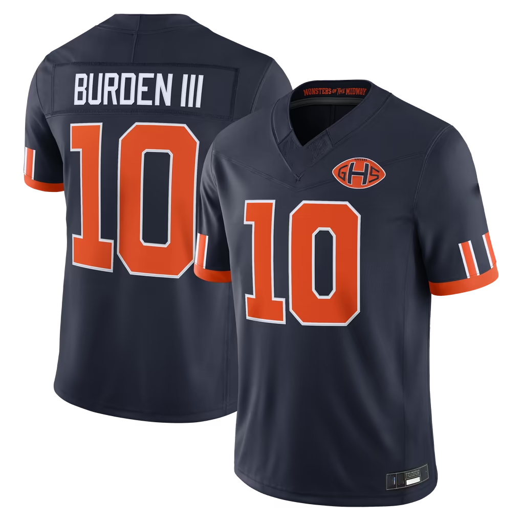 BIPIHUC C.Bears #10 Luther Burden III Navy 2026 Rivalries Collection Limited Stitched Jerseys