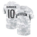 BIPIHUC C.Bears #10 Luther Burden III Player Arctic Camo Salute to Service Performance T-Shirt Limited Stitched Jerseys