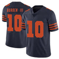 BIPIHUC C.Bears #10 Luther Burden III Player Navy Blue Alternate Vapor Untouchable Limited Stitched Jerseys