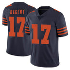 BIPIHUC C.Bears #17 Tyson Bagent Player Navy Blue Alternate Vapor Untouchable Limited Stitched Jerseys