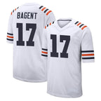 BIPIHUC C.Bears #17 Tyson Bagent Player White Classic Home Game Stitched Jerseys