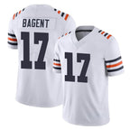 BIPIHUC C.Bears #17 Tyson Bagent Player White Classic Vapor Limited Home Game Stitched Jerseys