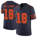 BIPIHUC C.Bears #18 Caleb Williams Player Navy Blue Alternate Vapor Untouchable Limited Stitched Jerseys