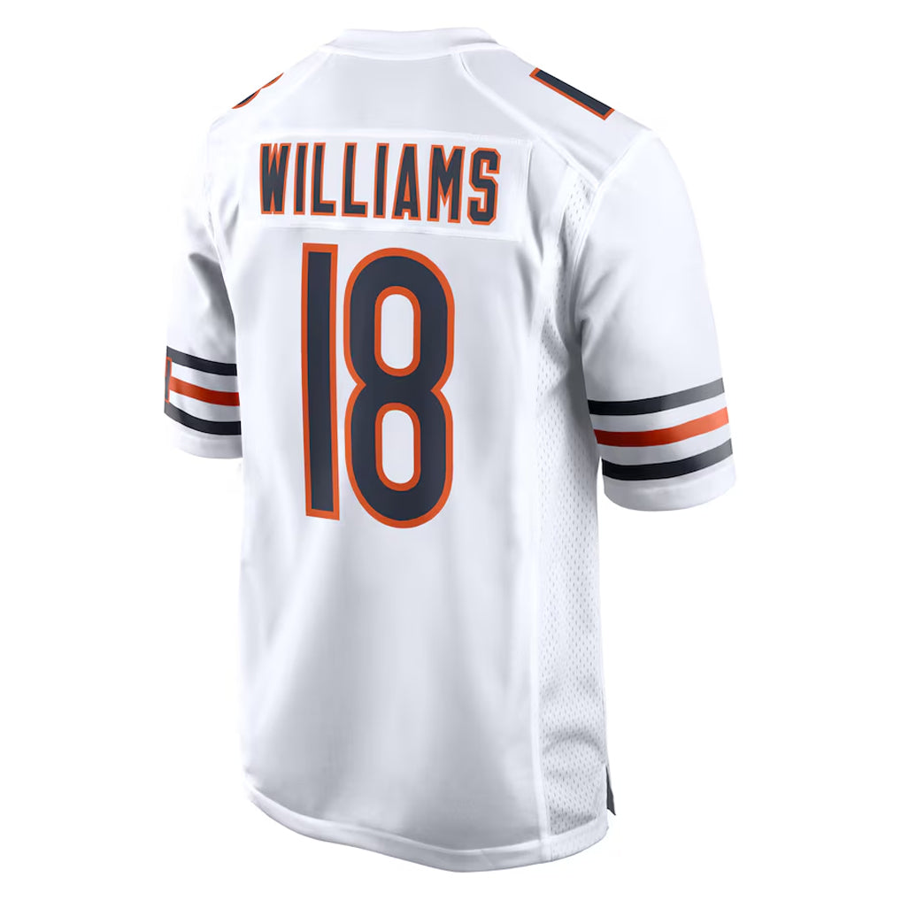 BIPIHUC C.Bears #18 Caleb Williams Player White Home Game Stitched Jerseys
