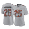 BIPIHUC C.Bears #25 Kyle Monangai Player Gray Atmosphere Fashion Game Stitched Jerseys