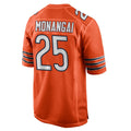 BIPIHUC C.Bears #25 Kyle Monangai Player Orange Home Game Stitched Jerseys