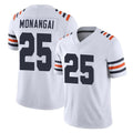 BIPIHUC C.Bears #25 Kyle Monangai Player White Classic Vapor Limited Home Game Stitched Jerseys