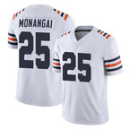 BIPIHUC C.Bears #25 Kyle Monangai Player White Classic Vapor Limited Home Game Stitched Jerseys