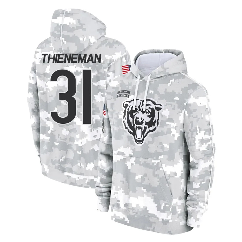 BIPIHUC C.Bears #31 Dillon Thieneman Player Arctic Camo Salute to Service Pullover Hoodies Limited Stitched Jerseys