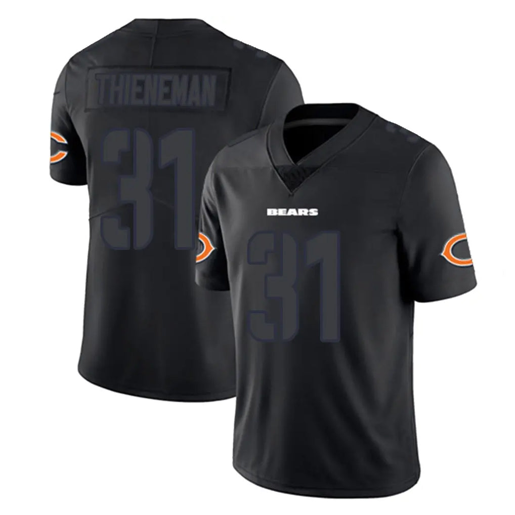 BIPIHUC C.Bears #31 Dillon Thieneman Player Black Impact Limited Game Stitched Jerseys
