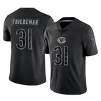 BIPIHUC C.Bears #31 Dillon Thieneman Player Black REFLECTIVE Limited Game Stitched Jerseys