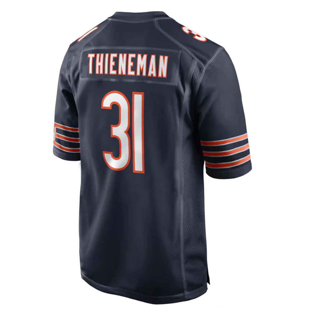 BIPIHUC C.Bears #31 Dillon Thieneman Player Navy Home Game Stitched Jerseys
