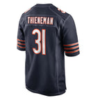 BIPIHUC C.Bears #31 Dillon Thieneman Player Navy Home Game Stitched Jerseys