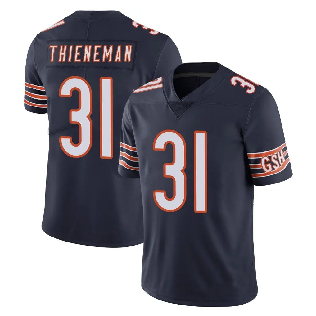 BIPIHUC C.Bears #31 Dillon Thieneman Player Navy Vapor Untouchable Limited Home Game Stitched Jerseys