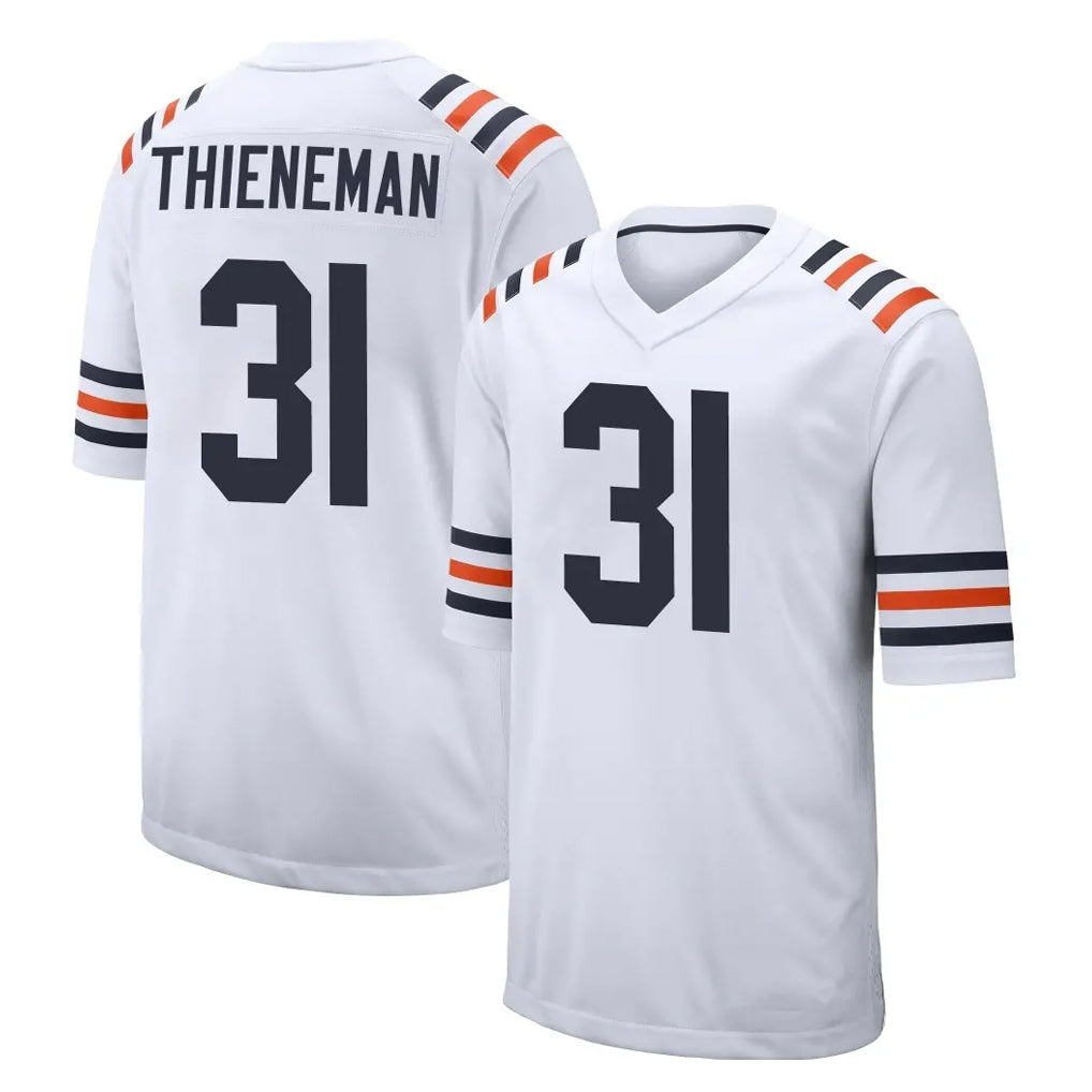 BIPIHUC C.Bears #31 Dillon Thieneman Player White Classic Home Game Stitched Jerseys