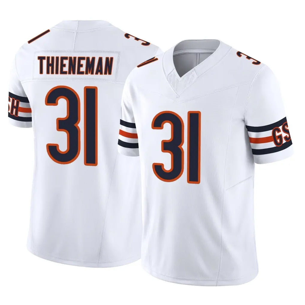 BIPIHUC C.Bears #31 Dillon Thieneman Player White Vapor F.U.S.E. Limited Home Game Stitched Jerseys