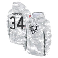BIPIHUC C.Bears #34 Walter Payton Player Arctic Camo Salute to Service Pullover Hoodies Limited Stitched Jerseys