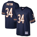 BIPIHUC C.Bears #34 Walter Payton Player Navy Mitchell & Ness Legacy Replica Stitched Jerseys