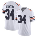 BIPIHUC C.Bears #34 Walter Payton Player White Classic Vapor Limited Home Game Stitched Jerseys
